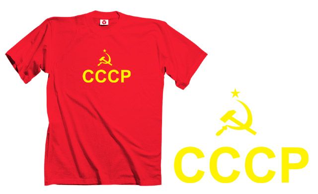 Obrázek k výrobku 386 - tričko s potiskem CCCP SRP C