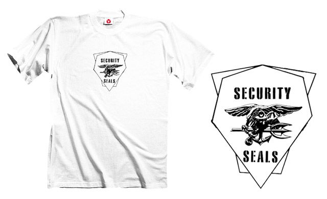 Obrázek k výrobku 487 - tričko s potiskem SECURITY SEALS