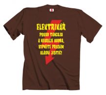 Obrázek k výrobku 1400 - tričko s potiskem ELETRIKÁŘ TANCUJE