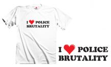 Obrázek k výrobku 704 - tričko s potiskem POLICE BRUTALITY