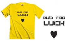 Obrázek k výrobku 742 - tričko s potiskem RUB FOR LUCK