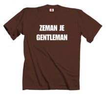 Obrázek k výrobku 1290 - tričko s potiskem ZEMAN JE GENTLEMAN