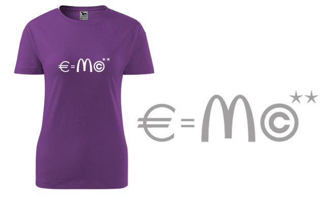 Obrázek k výrobku 1373 - dámské tričko s potiskem RELATIVITA D