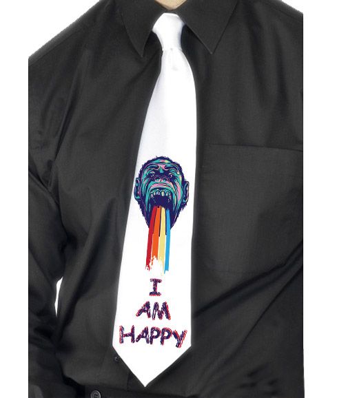 Obrázek k výrobku 98810 - originální kravata I AM HAPPY
