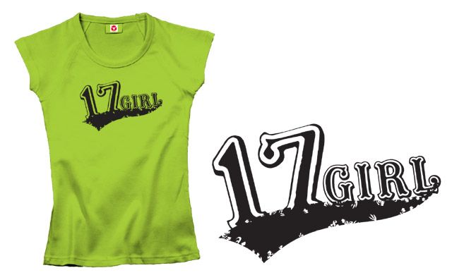 Obrázek k výrobku 322 - tričko s potiskem 17 GIRL