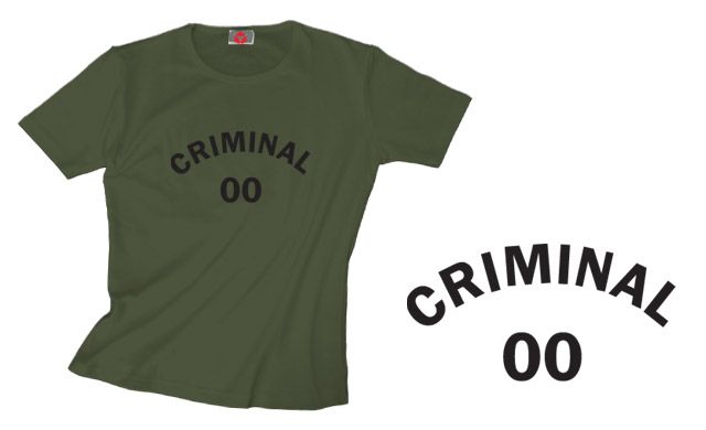 Obrázek k výrobku 694 - tričko s potiskem CRIMINAL
