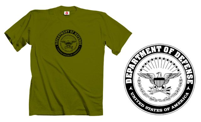 Obrázek k výrobku 489 - tričko s potiskem DEPARTMENT OF DEFENSE