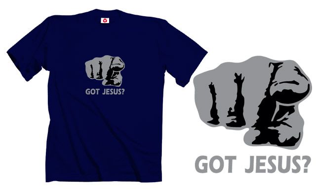 Obrázek k výrobku 1188 - tričko s potiskem GOT JESUS