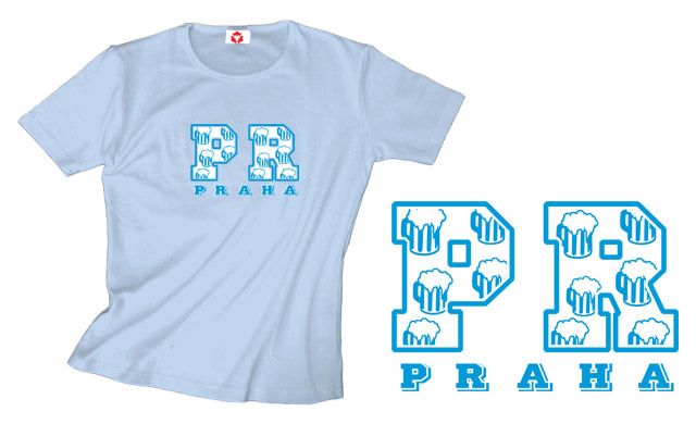 Obrázek k výrobku 398 - tričko s potiskem PRAHA PIVO GIRL