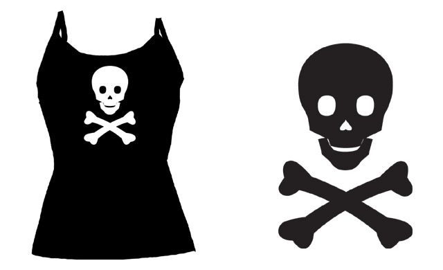 Obrázek k výrobku 564 - tričko s potiskem SKULL