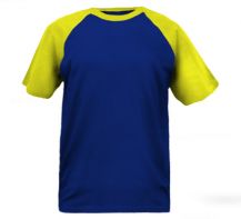 Obrázek k výrobku 1176 - vzor dvoubarevné tričko BASE BALL