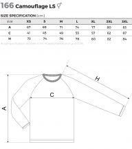Obrázek k výrobku 82541 - pánské kombinované tričko CAMOUFLAGE DLOUHÝ RUKÁV