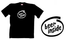 Obrázek k výrobku 734 - tričko s potiskem BEER INSIDE
