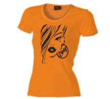 Obrázek k výrobku 1094 - tričko s potiskem DIRTY GIRL HEMR
