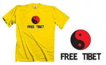 Obrázek k výrobku 806 - tričko s potiskem FREE TIBET A
