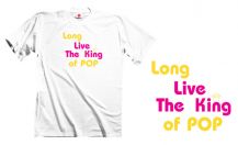Obrázek k výrobku 1038 - tričko s potiskem KING OF POP 2