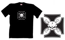 Obrázek k výrobku 703 - tričko s potiskem KŘÍŽ A LEBKA