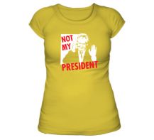Obrázek k výrobku 1152 - tričko s potiskem dámské NOT MY PRESIDENT