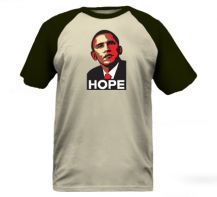 Obrázek k výrobku 993 - tričko s potiskem OBAMA HOPE