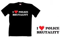 Obrázek k výrobku 707 - tričko s potiskem POLICE BRUTALITY 2