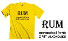 Obrázek k výrobku 576 - tričko s potiskem RUM