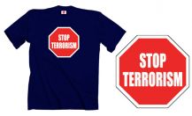 Obrázek k výrobku 1298 - tričko s potiskem STOP TERRORISM