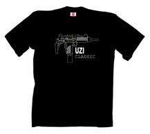 Obrázek k výrobku 1189 - tričko s potiskem UZI CLASSIC