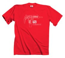 Obrázek k výrobku 1189 - tričko s potiskem UZI CLASSIC