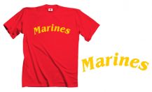 Obrázek k výrobku 870 - triko s potiskem RED MARINES